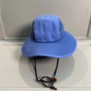 Duluth Trading Bucket Hat Size Med Blue Vented Booney Safari Hiking Outdoor Sun